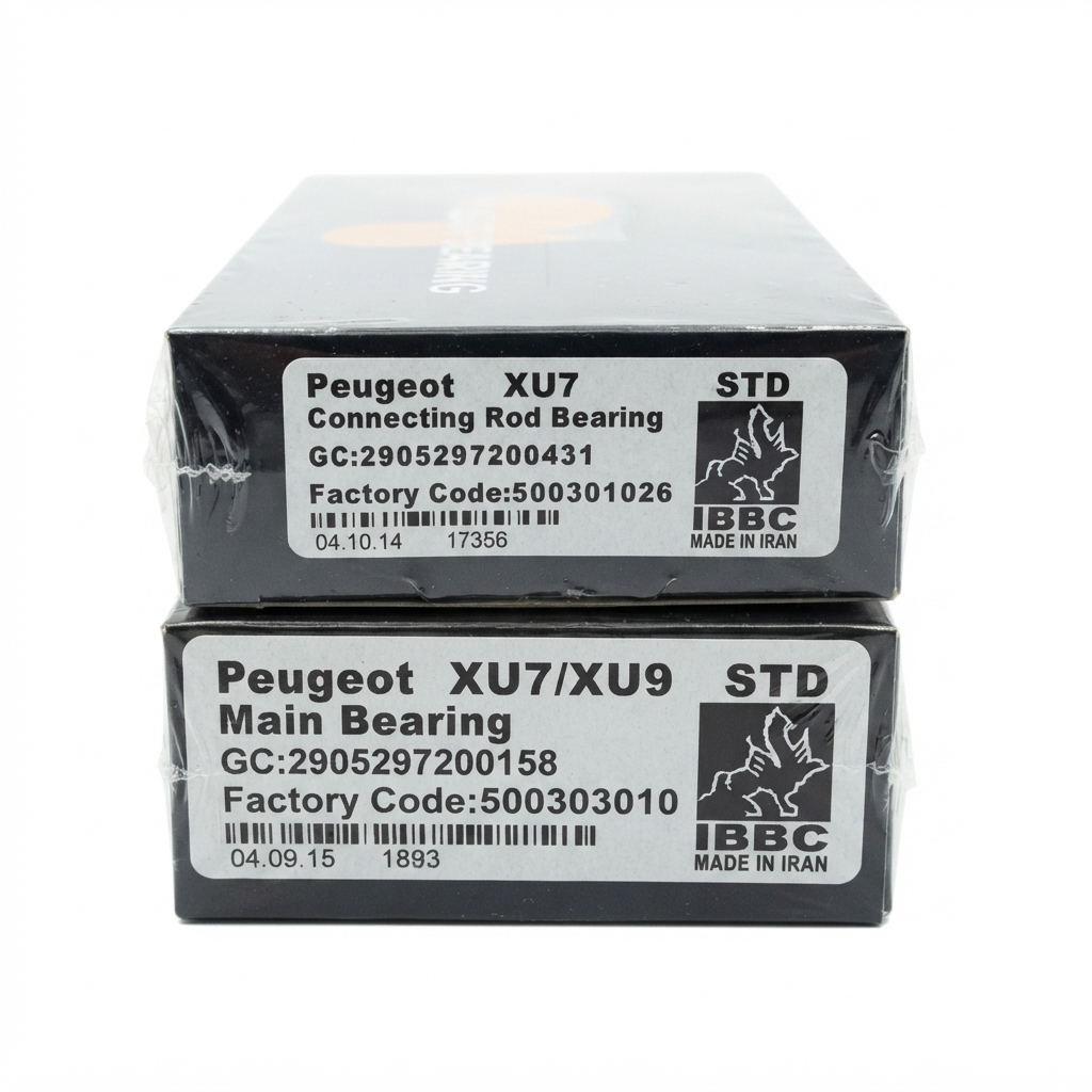 یاتاقان ثابت و متحرک STDپژو 405 با موتور XU7
